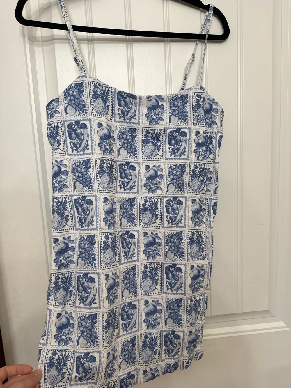 Abercrombie & Fitch Blue and White Printed Dress